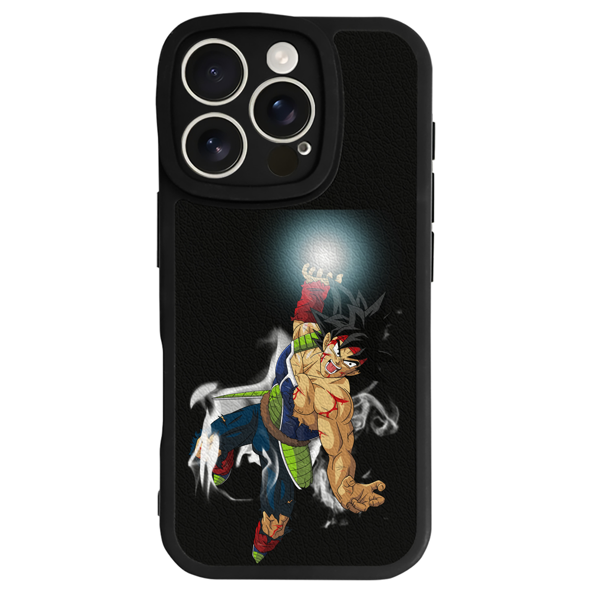 （画像用） ドラゴンボール バーダック DRAGON BALL Burdock 【iPhone 16シリーズ対応】シリコンスマホケース（レザー調） 材質：シリコン